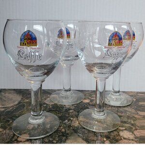 Leffe Belgian Beer Glasses .33/12oz - Set of 4